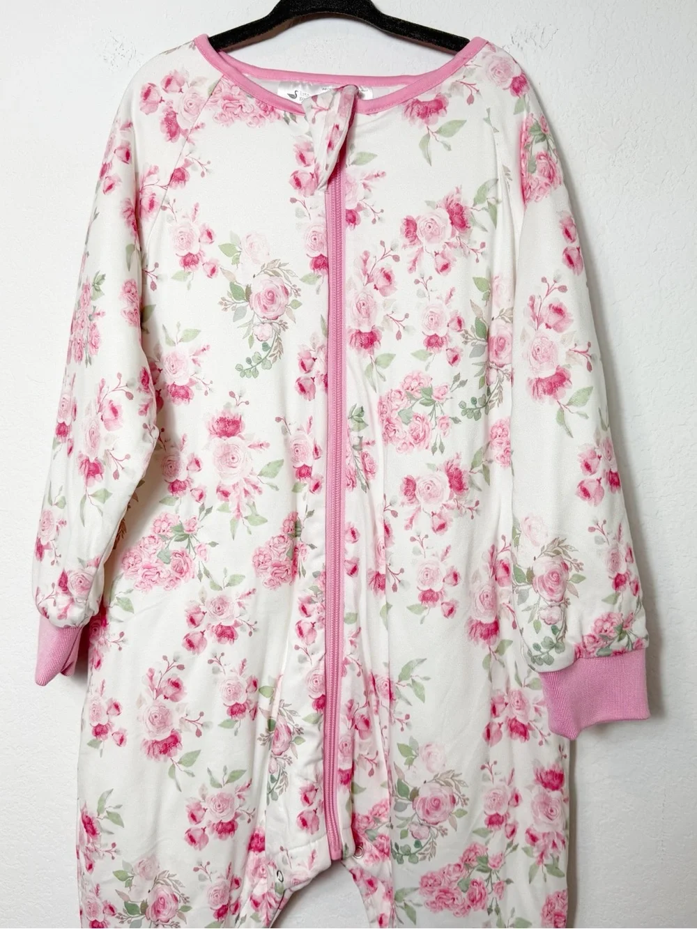 Litto Goose Pink Floral Sleep Sack Toddler XL 3T-4T NWOT